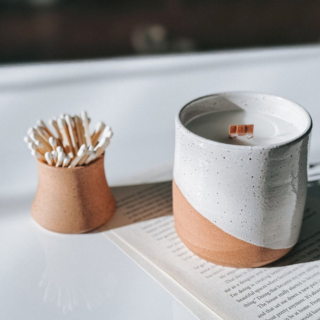 Pottery Candle - chalktree | WAX Candles.