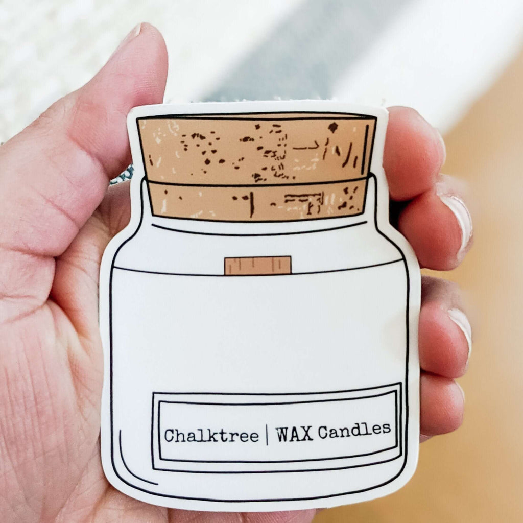 Candle Sticker - chalktree | WAX Candles.
