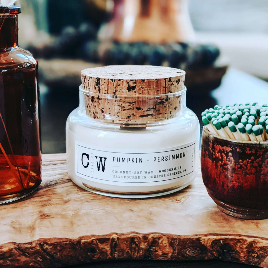 THE MINIMALIST - Wooden Wick Coconut Wax Candle - chalktree | WAX Candles.